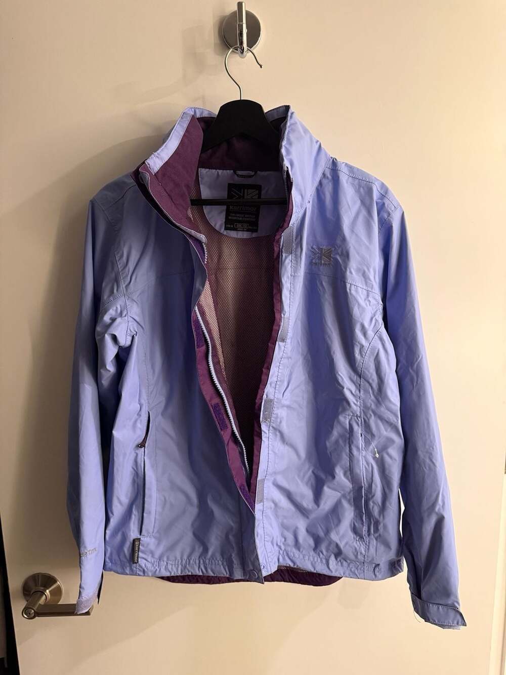 Karrimor Women's Rain Jacket Light Blue Size US 6 UK 10